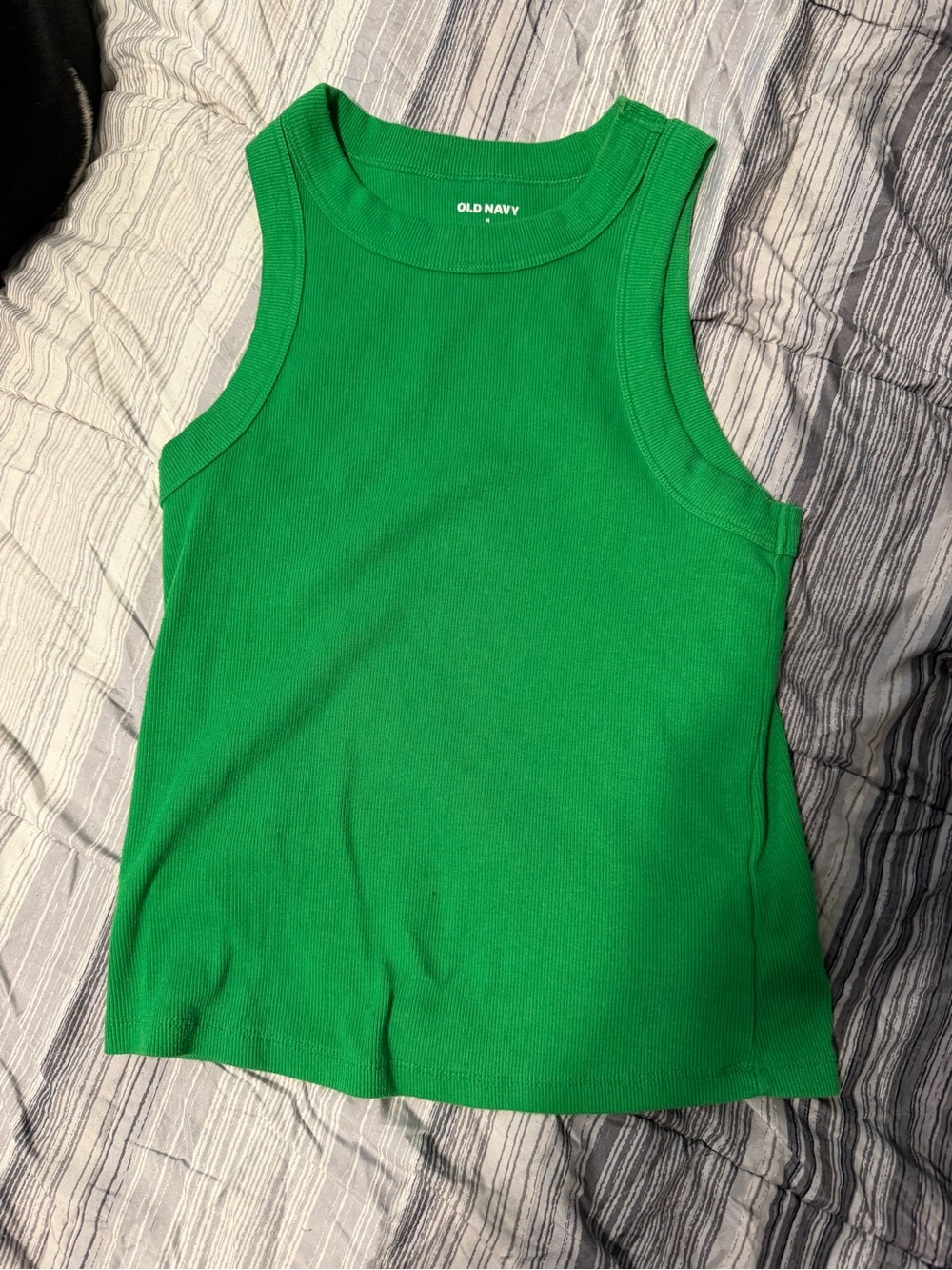Old Navy Bright Green Ribbed Tank Top for Kids